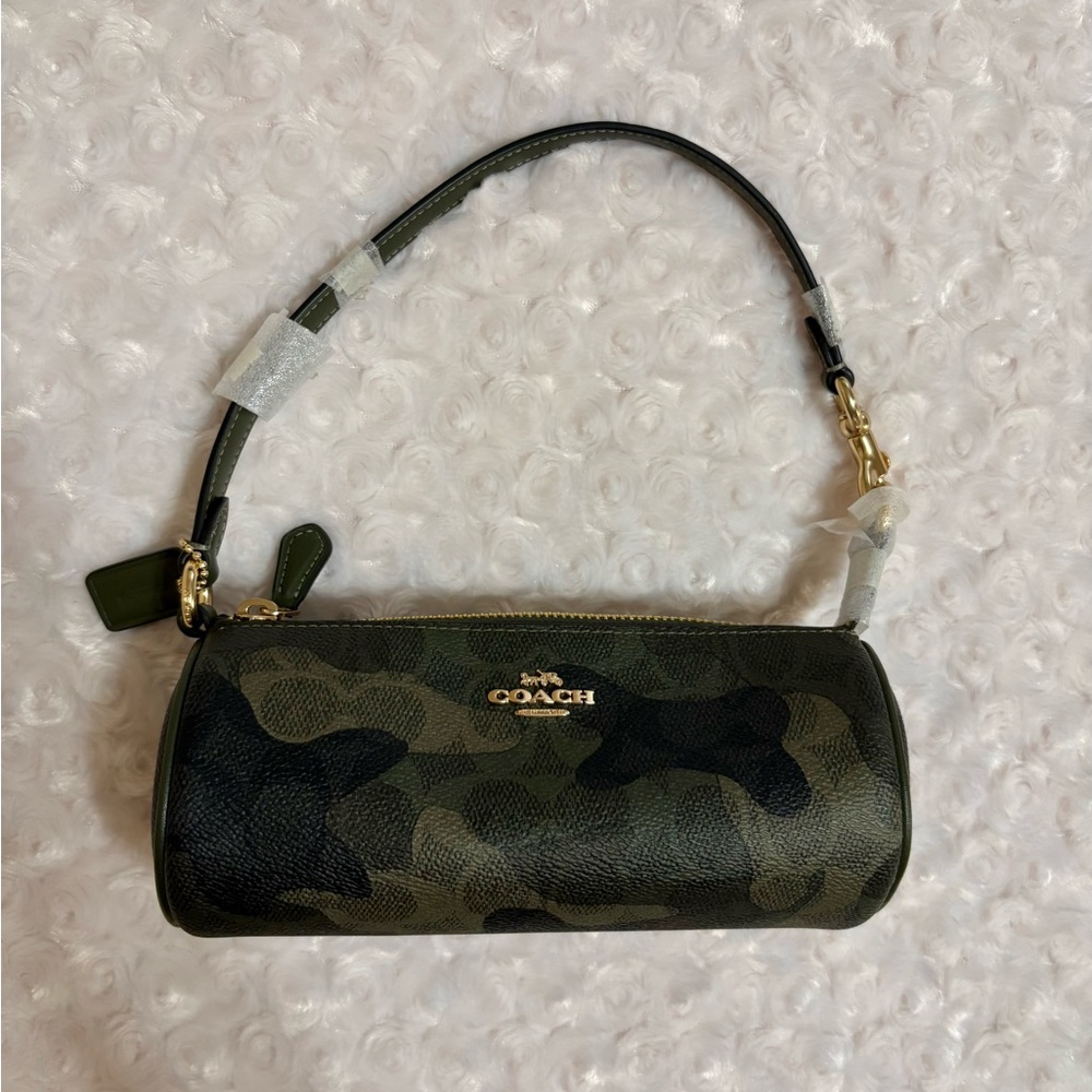 Coach Mini Nolita Barrel Bag in Camo